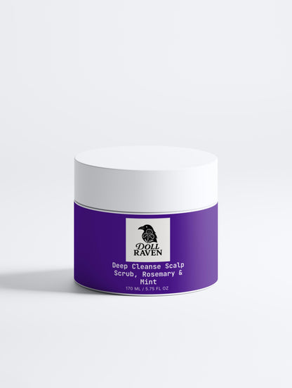 DOLL RAVEN Deep Cleanse Scalp Scrub With Rosemary & Mint