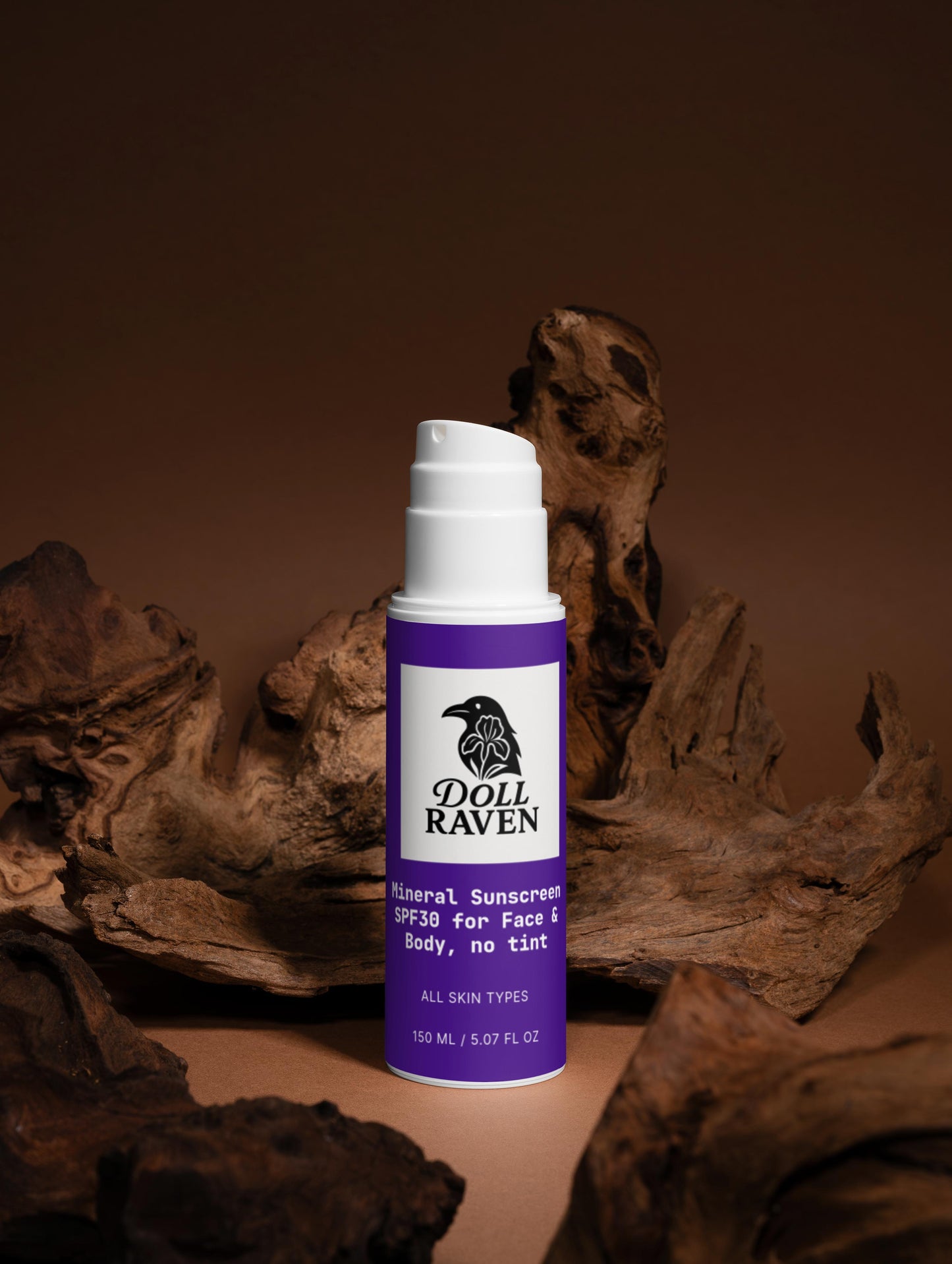 DOLL RAVEN Mineral Sunscreen SPF30 for Face & Body, no tint